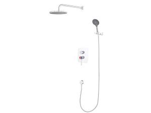 Душевая система (Lt) D35, серия Lotus белый, a-five (Встраиваемый, Излива нет, 1000 - 1200 мм.)