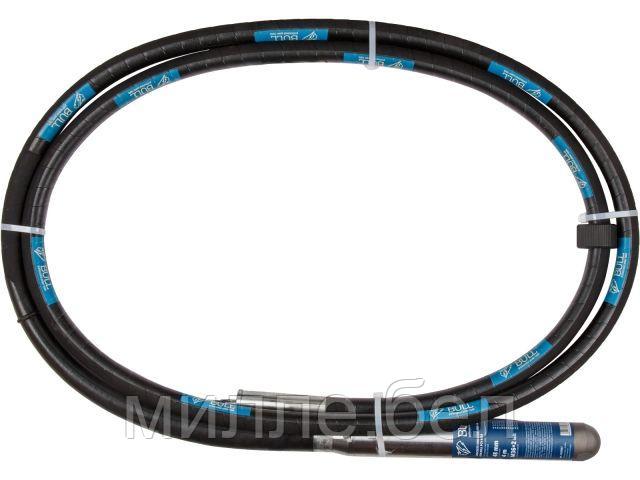 Вал гибкий 4 м в сборе с вибронаконечником 48 мм для вибратора BULL PCV 6026