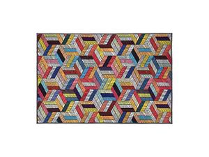 Коврик влаговпитывающий  "Velur"  60*90 см "Мультицвет 3D", "VORTEX" (ВОРТЕКС)