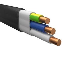 Кабель ВВГ-Пнг(A)-LS 3х1,5 (бухта 100м) Ч БелРосКабель (черный, ГОСТ 16442-80)