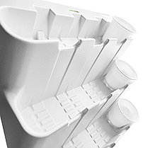 Фитомодуль (вертикальная грядка) BOXSAND 12 АЭРО с круглыми горшками 1л (белый), фото 3