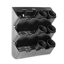 Фитомодуль (вертикальная грядка) BOXSAND 12 АЭРО с круглыми горшками 1л (чёрный), фото 3