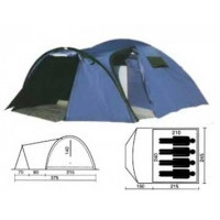 Палатка туристическая PANORAMA 4, 4-хместная, 375х245х140