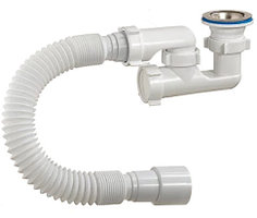 Сифон для поддона Orio 1 1/2"х40 с гибкой трубой 40/50  А-82589
