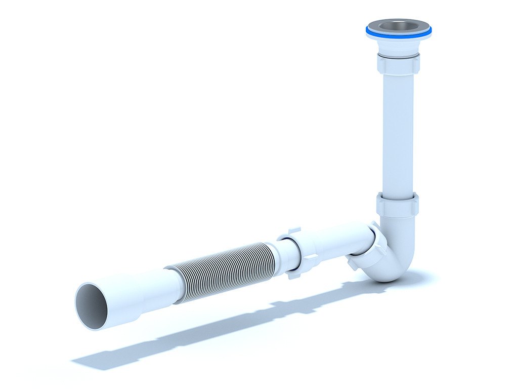 Сифон для биде 1 1/4"*32 с гибкой трубой 32*40/50  BD1016