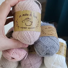 Пряжа Ангора Wool Sea Rabbit Angora 70% пух ангорского кролика 