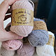 Пряжа Wool Sea Rabbit Angora 70% пух ангорского кролика, 30% нейлон 25г 160 м цвет белый 01, фото 2