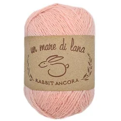 Пряжа Wool Sea Rabbit Angora 70% пух ангорского кролика, 30% нейлон 25г 160 м цвет розовая дымка 85