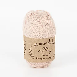 Пряжа Wool Sea Rabbit Angora 70% пух ангорского кролика, 30% нейлон 25г 160м розовый беж 374