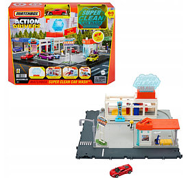 Игрушечный трек Matchbox Action Drivers - Игровой набор Реальные приключения - Автомойка HNJ54