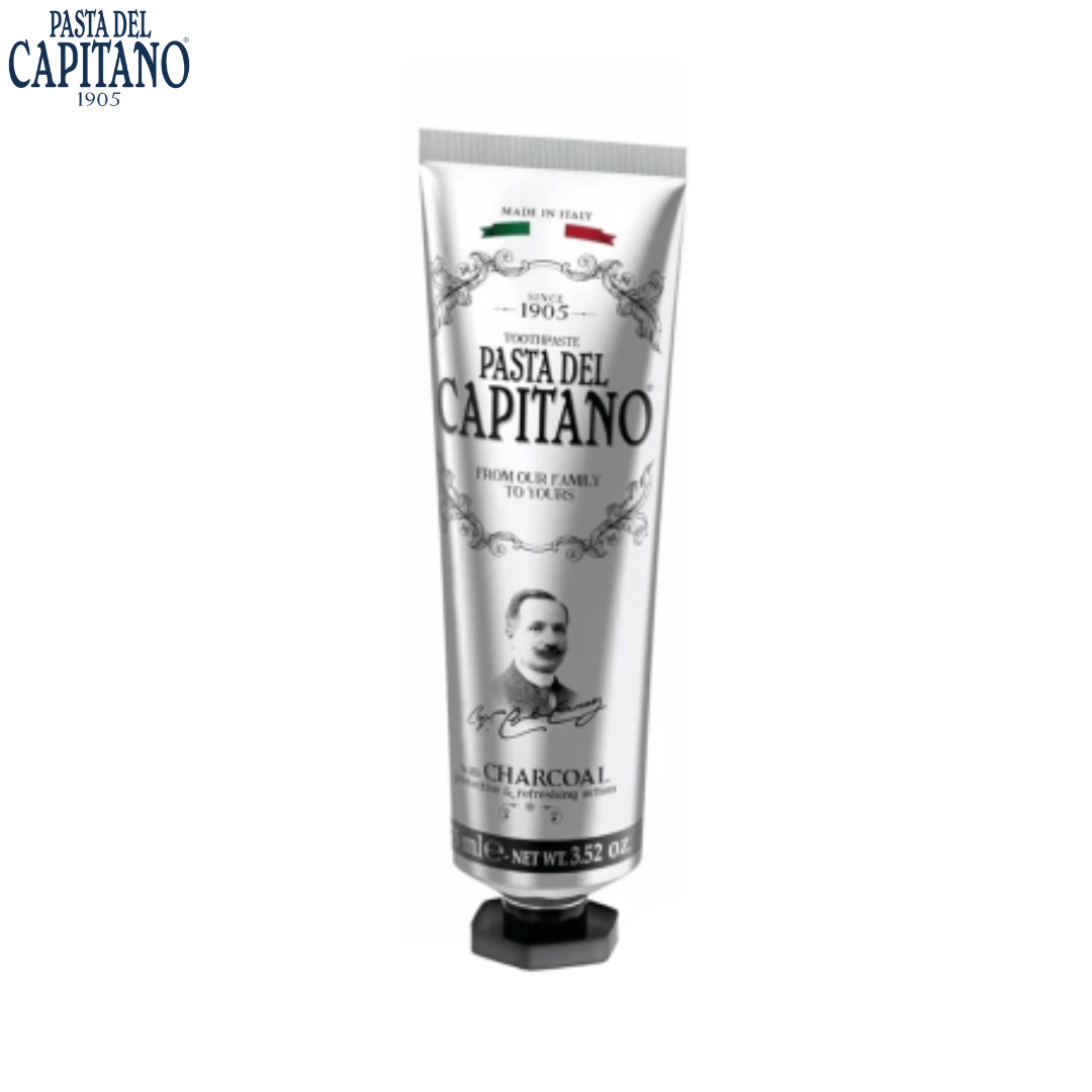 Зубная паста Древесный уголь Pasta del Capitano 1905 Charcoal 75мл