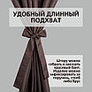 Уличная штора для беседки Петли на липучках 140X260 Коричневый, фото 6