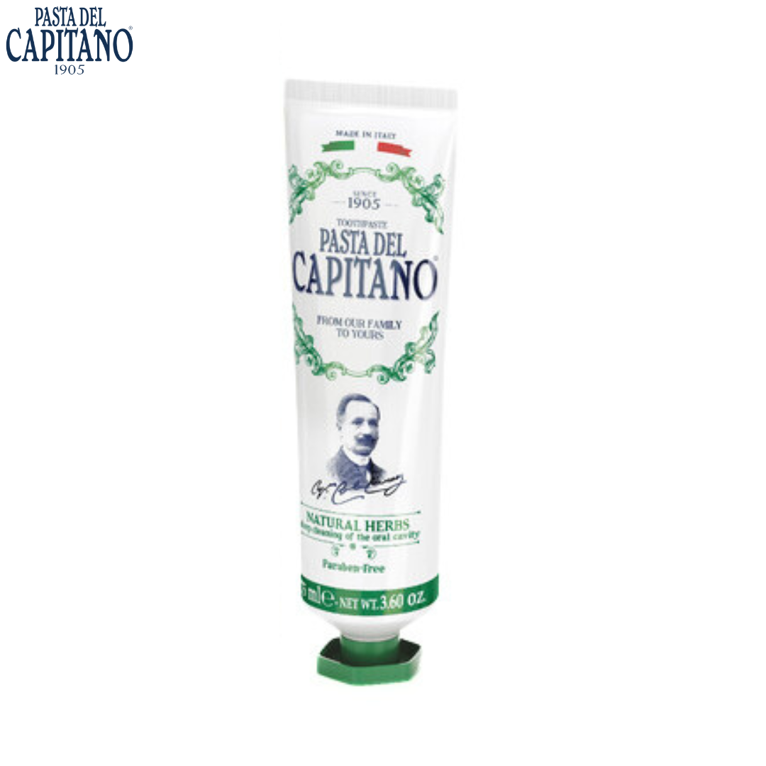 Зубная паста Натуральные травы Pasta del Capitano 1905 Natural Herbs 75мл