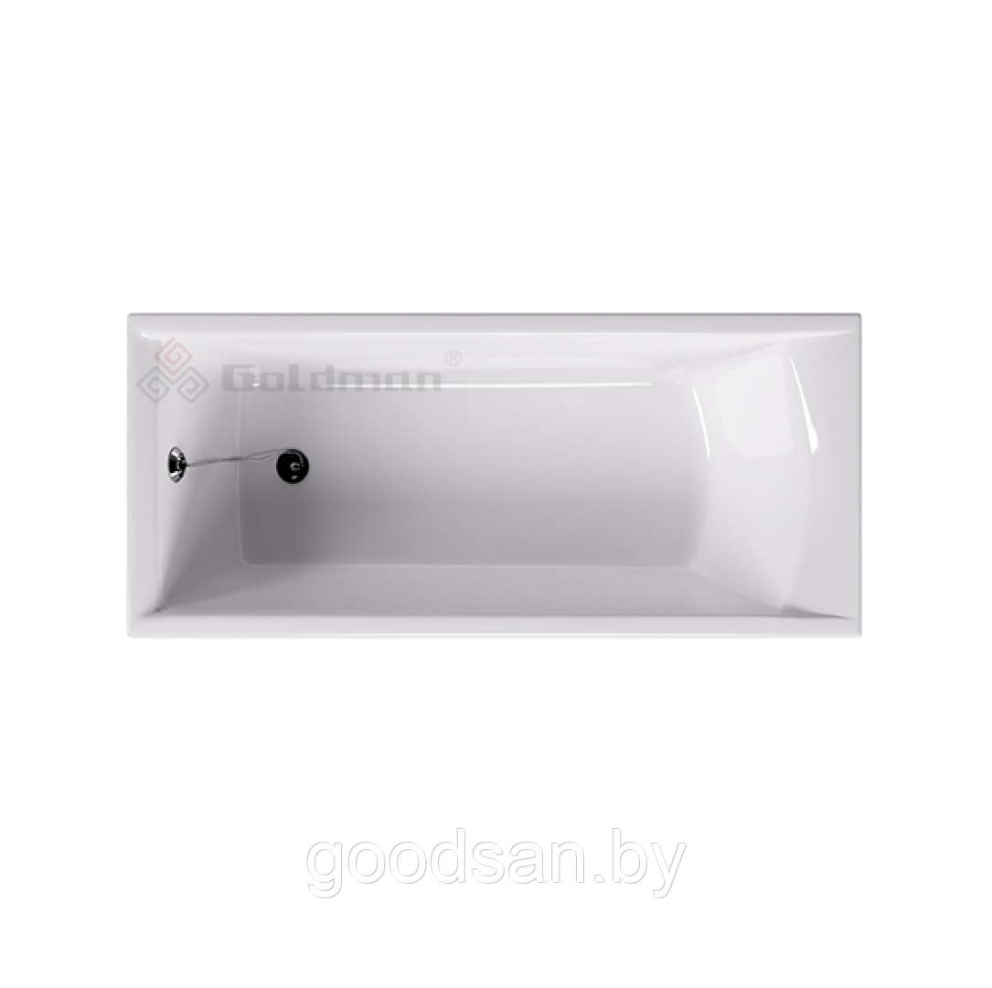 Ванна чугун Goldman ELITE 170x80х45 с ножками