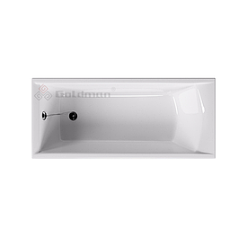 Ванна чугун Goldman ELITE 170x80х45 с ножками