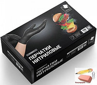 Перчатки нитриловые A.D.M. Стандарт+, р-р M, 100шт/кор., черные, арт.SEMPB2