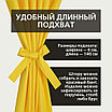 Уличная штора для беседки Петли на липучках 140×280 Желтый, фото 5