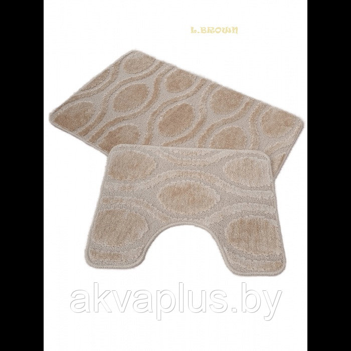 Коврик для ванной средний ворс 60х100 см 2 предмета