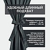 Уличная штора для беседки Петли на липучках 140X280 Графит, фото 5