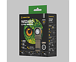 Фонарь с АКБ Armytek Wizard C2 Pro Magnet Sand (18650, 2500лм, 12 режимов, IP68) Песочный