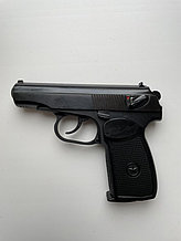 Пневматический пистолет Макарова МР-654К-20 Байкал черная пластиковая рукоятка