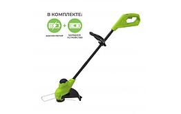 Аккумуляторный триммер Greenworks G24LT25K2 24В (в комплекте АКБ + ЗУ)