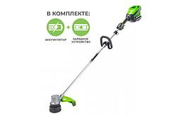 Аккумуляторный триммер Greenworks GD82LTK5 82В (в комплекте АКБ 5А/ч + ЗУ)
