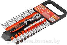 Набор-сет головок 3/8" 18 предметов 6-ти гранные TOPTUL GCAT1808, фото 2