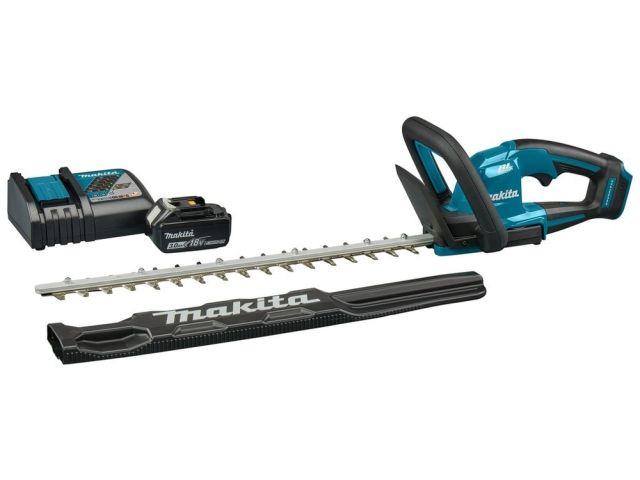 Аккум. кусторез MAKITA LXT DUH 506 RF в кор. (18.0 В, 1 акк. и зарядное , 3.0 А/ч, Li-Ion, длина ножа 500 мм,