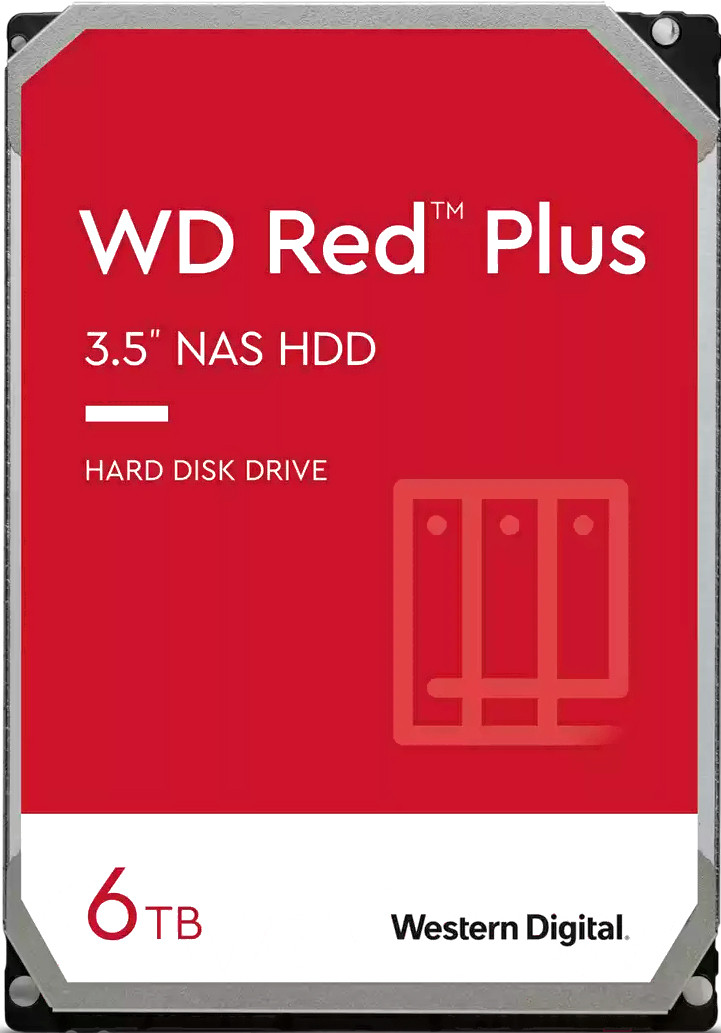 Жесткий диск WD Red Plus 6TB WD60EFPX
