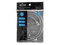 Шланг душевой, SUS/EPDM, 1/2" г-г 150-200 см, хром, a-five (Гайка латунь (anti-twist), 10 бар)
