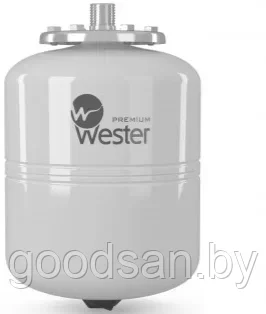 Мембранный бак 24 л для систем водоснабжения WESTER premium wdv