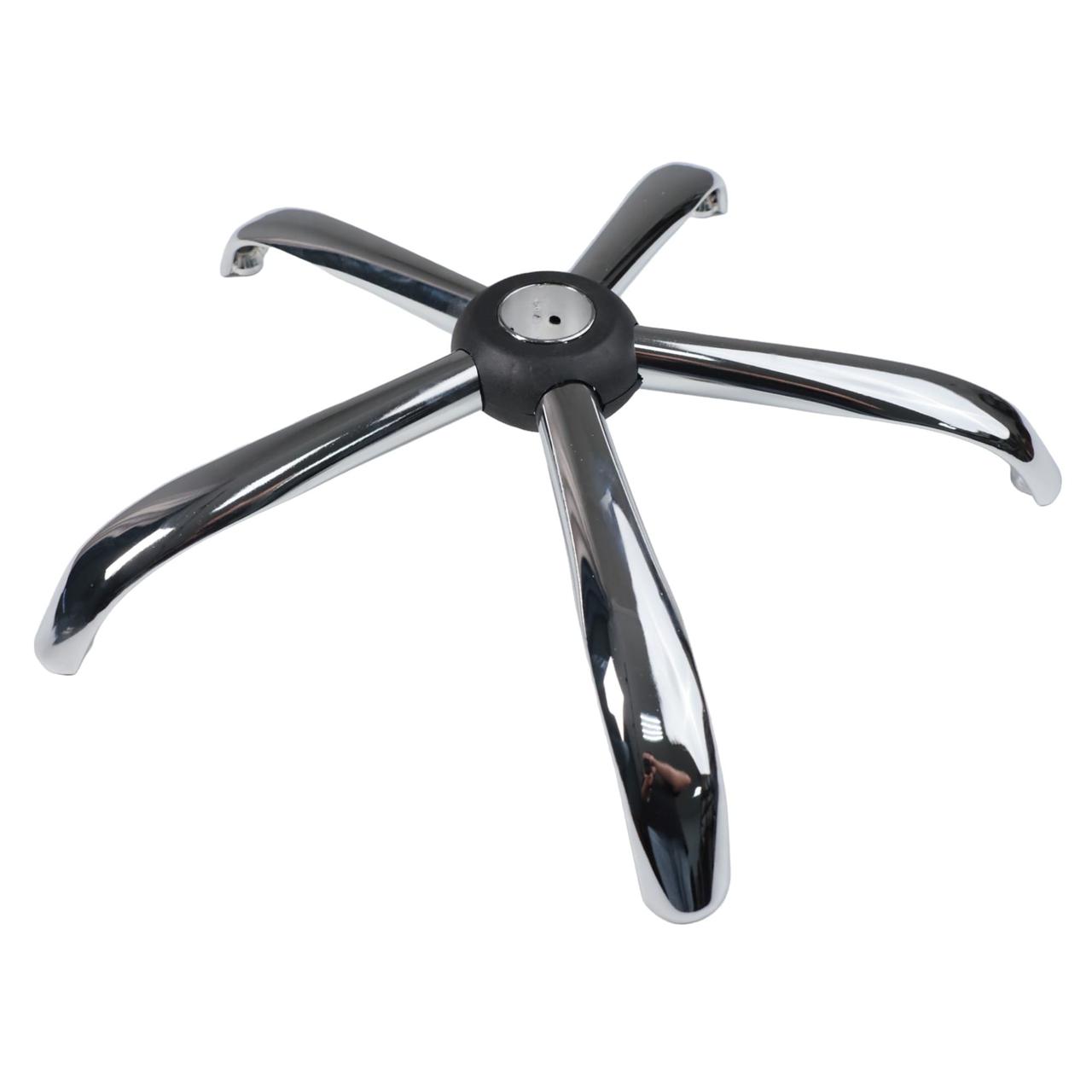 Основание стула, (крестовина R=300мм), (металл), хром