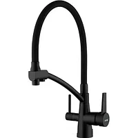 Смеситель для кухни под фильтр Gappo G4398-16 черный