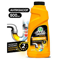 Средство щелочное GraSS для прочистки канализационных труб "DIGGER-GEL" Premium 500 мл