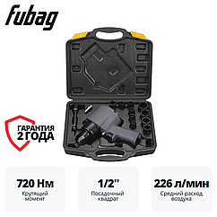 Пневмогайковерт ударный FUBAG IW720 1/2 " + набор головок (100193)