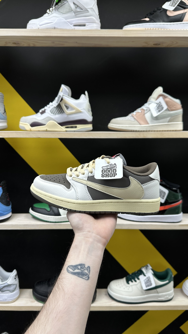 Кроссовки Air Jordan 1 Low OG SP Travis Scott Reverse Mocha
