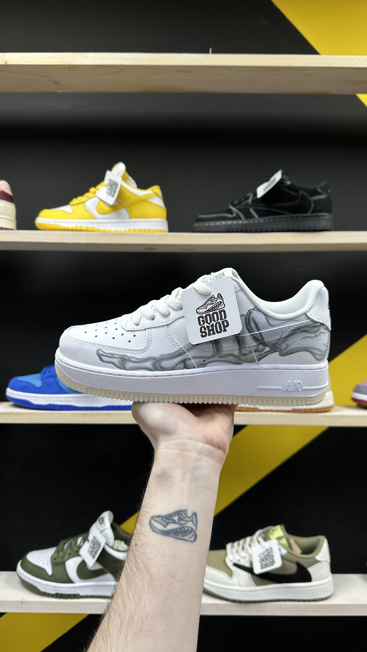 Кроссовки Nike Air Force 1 Skeleton White