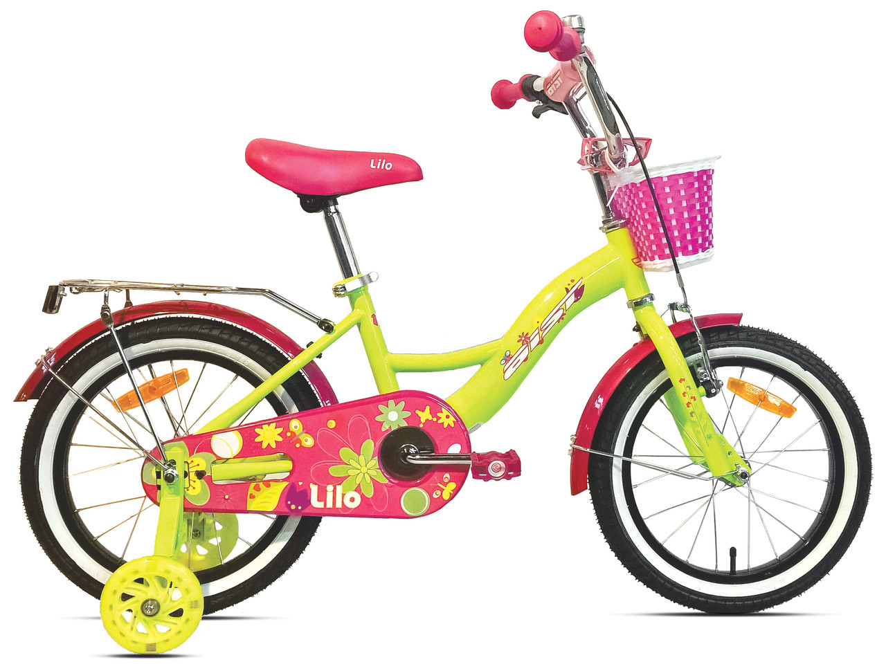 Детский велосипед AIST Lilo 16 2025 (желтый, разобранный, в коробке)