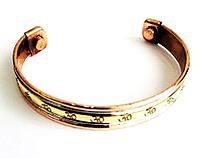 Браслет Медный ОМ Лечебный Magnetic Bracelet 1см - с магнитами
