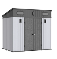 Хозблок Springhouse Smart Villa Pent 10*7, черный/светло-серый