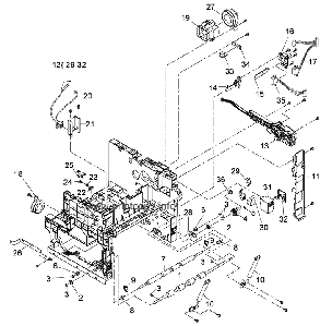 Вентилятор 127N07589 | DC06025SH24ZI для Xerox WC 4150/ WC 4250/ WC 4260