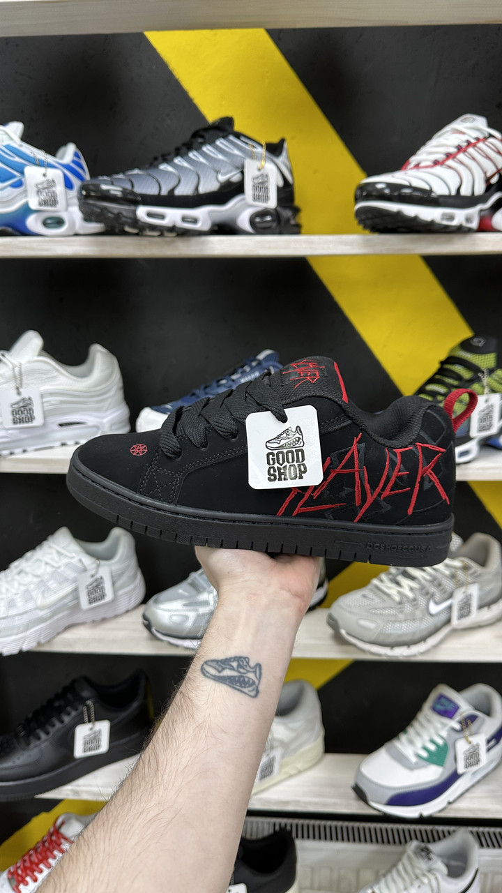 Кроссовки DC Slayer Court Graffik Black Red