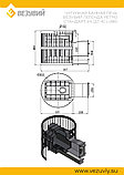 Чугунная печь для бани Везувий Легенда Ретро Стандарт 24 (ДТ-4) L-280, фото 3