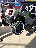 Детский электромобиль Baby Driver D222 (серый) Jeep Полноприводный, фото 6