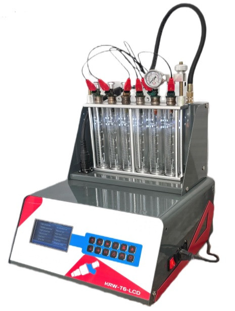 KraftWell KRW-T6-LCD Установка для тестирования и очистки топливных форсунок, PULA