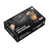 Перчатки нитриловые стандарт+, чёрные, XL, 100 шт/уп., ADM/10, SEMPB4