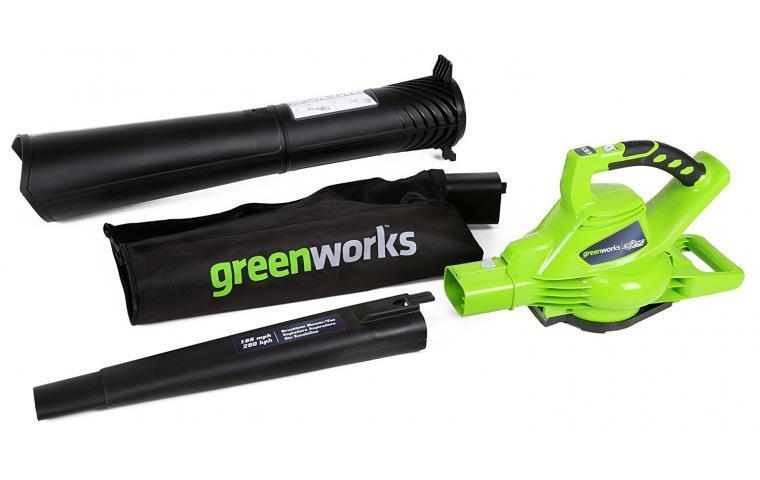 Воздуходув-пылесос аккумуляторный  Greenworks GD40BV 40В