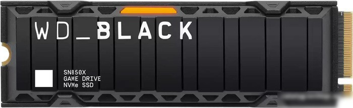 SSD WD Black SN850X NVMe Heatsink 2TB WDS200T2XHE