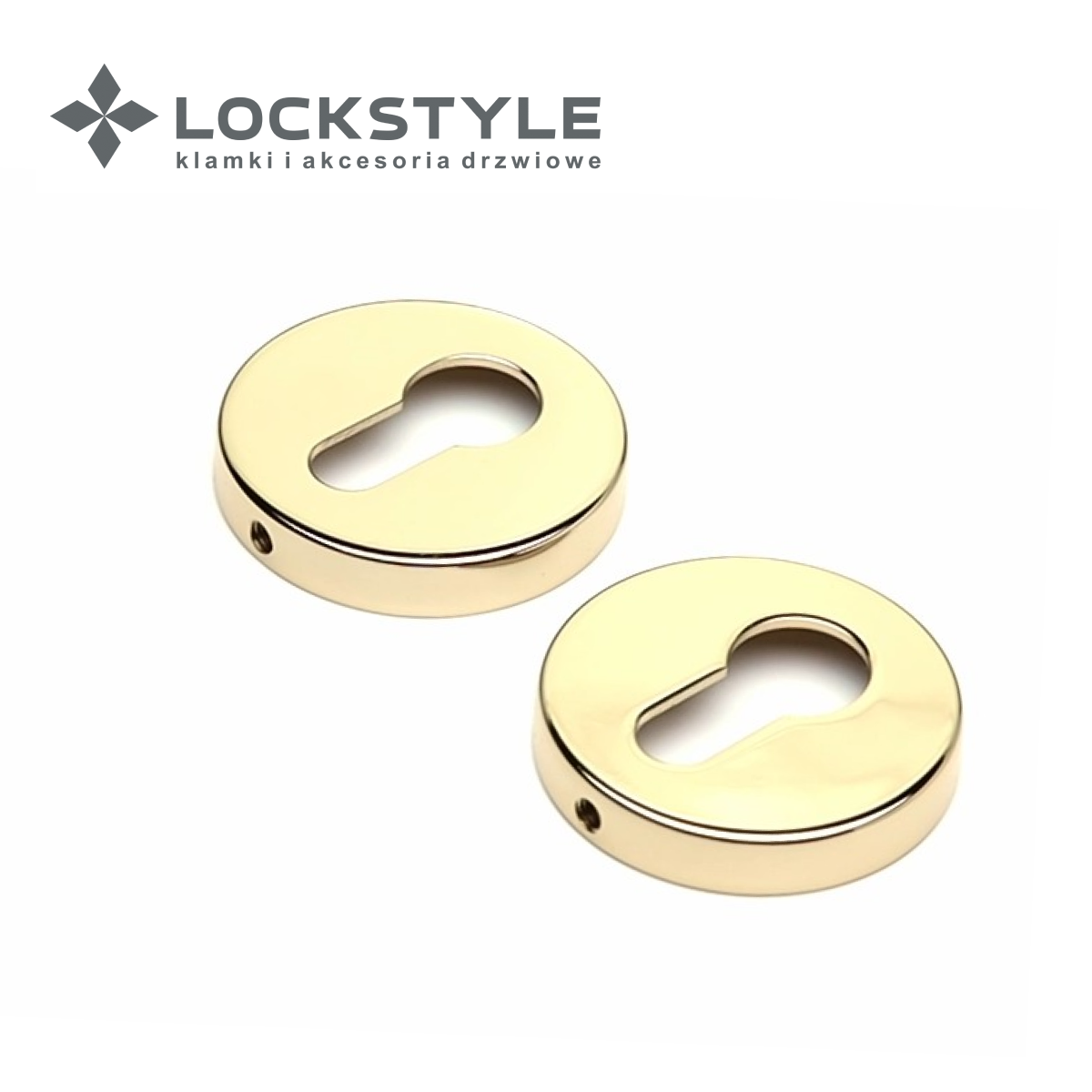 Накладка LOCKSTYLE ET ZR цвет GL глянцевое золото (PVD покрытие)